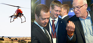 Ури Ариэль подарил Медведеву беспилотный вертолет стоимостью 200 тысяч шекелей