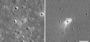 NASA опубликовала снимки "Берешит" на Луне
