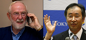 Лауреатами Нобелевской премии по физике стали Кажита и Макдональд