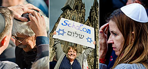 "Германия надевает кипу": акция против антисемитизма. Фоторепортаж