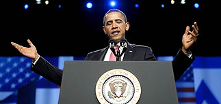 Обама ответил Пересу: не время бомбить Иран