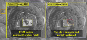 Опубликованы спутниковые снимки последствий удара ЦАХАЛа по разведбазе Ирана в Сирии