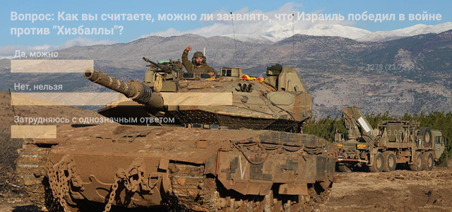 Соглашение о прекращении огня в Ливане. Итоги опроса Newsru.co.il