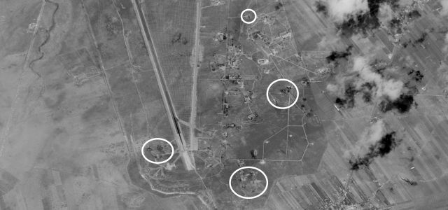 Пентагон опубликовал снимки авиабазы Шайрат после ракетного удара