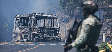 Беспорядки в Мексике после ликвидации наркобарона "Эль Менчо". Фоторепортаж