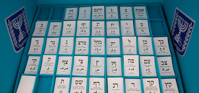 Данные ЦИК Израиля после подсчета 97% голосов