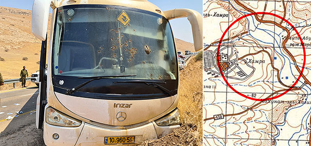 Теракт в Иорданской долине: обстрелян автобус с солдатами, есть раненые