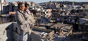 Курдский город в Турции после нескольких месяцев боев. Фоторепортаж