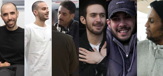 22 февраля в Израиль вернулись шестеро заложников