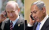 Перед переговорами с Аббасом Путин побеседовал с Нетаниягу